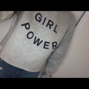 Cropped sweatshirt